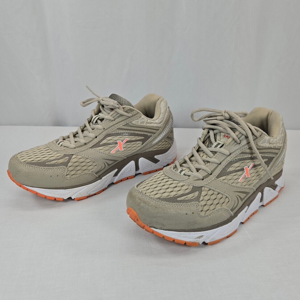 Xelero Women's Genesis X62422 XPS Y2K Technical Running Sneakers 9.5 Beige